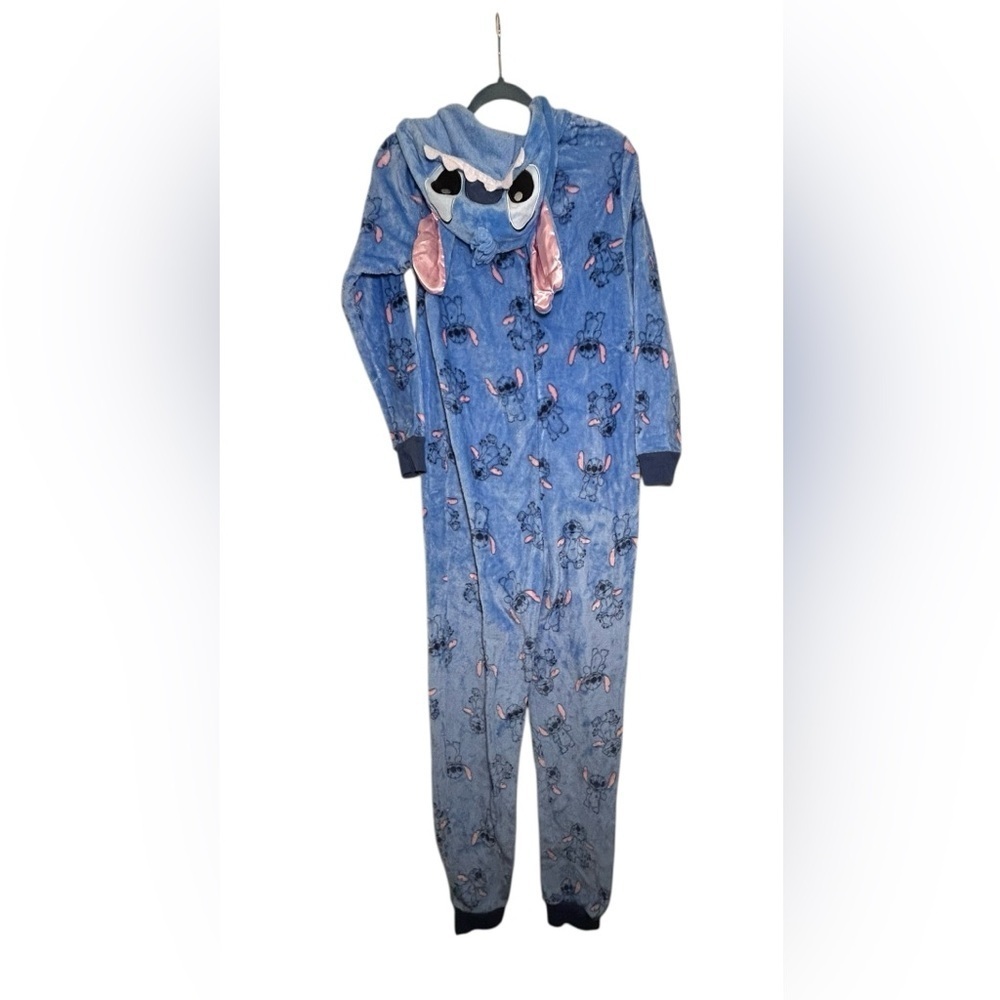 Disney Stitch Hooded Onesie Pajamas - Excellent condition - Picture 2 of 6